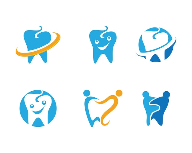 Smile Dental logo sjabloon vector illustratie pictogram ontwerp