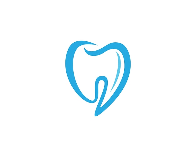 Modello di logo dentale sorriso