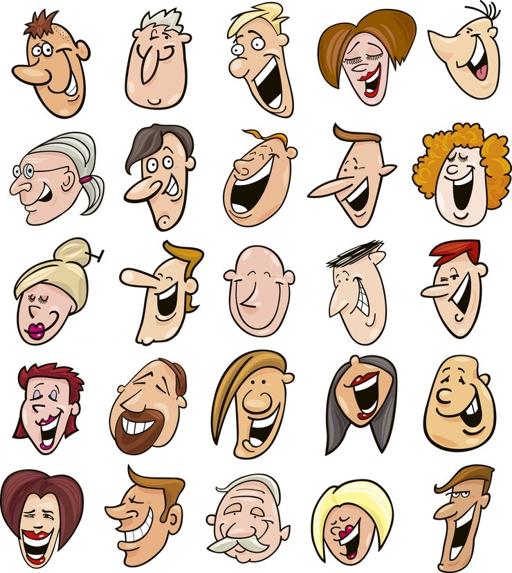 Vector smile face