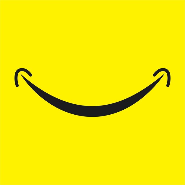 Smile icon logo and symbol vector