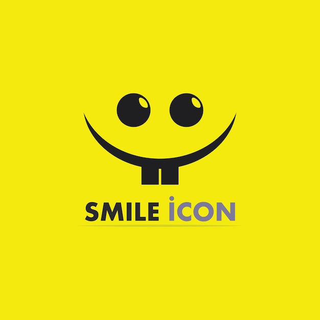 Smile icon, smile, logo vector design happy emoticon business, funny design and vector emoji happiness