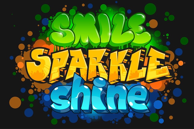 Smile sparkle shine