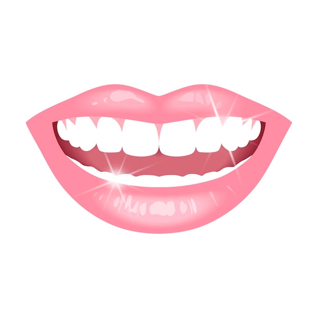 Smile with White Teeth