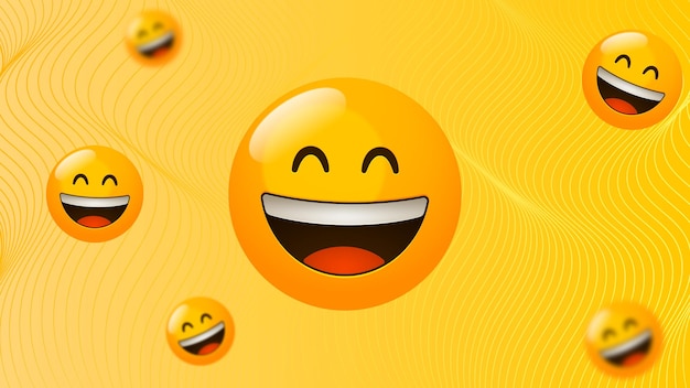 Download gratuito di sfondo banner smiley vettori full hd