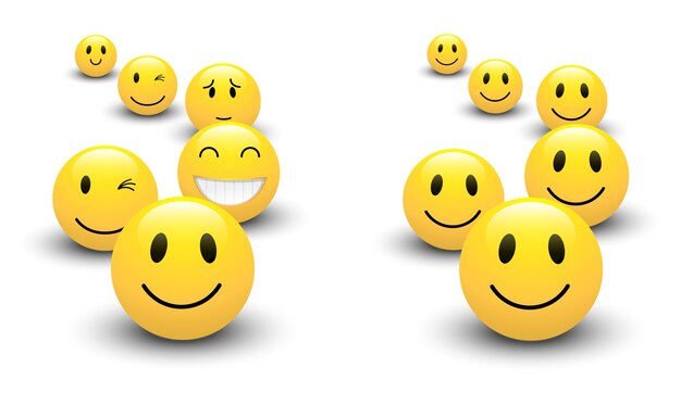 Vector smiley design vectors