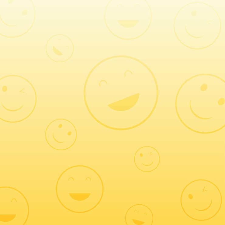 Vector smiley face pattern vector background
