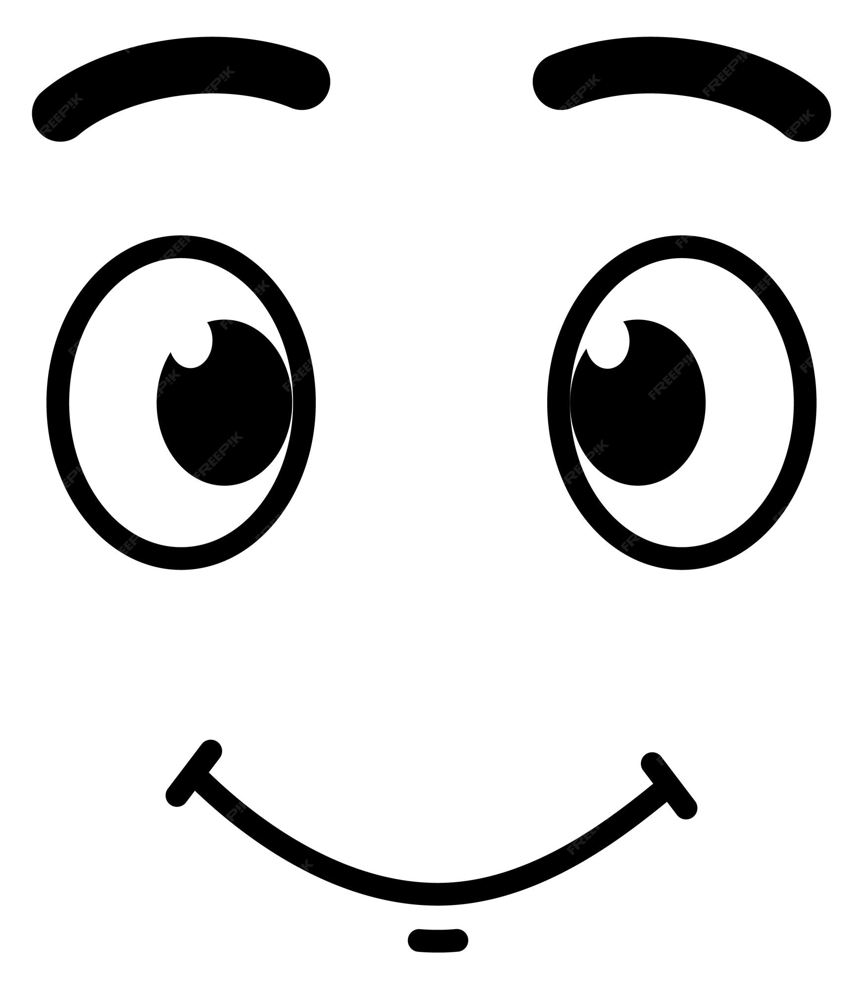 Premium Vector  Laughing face expression funny doodle positive emotion