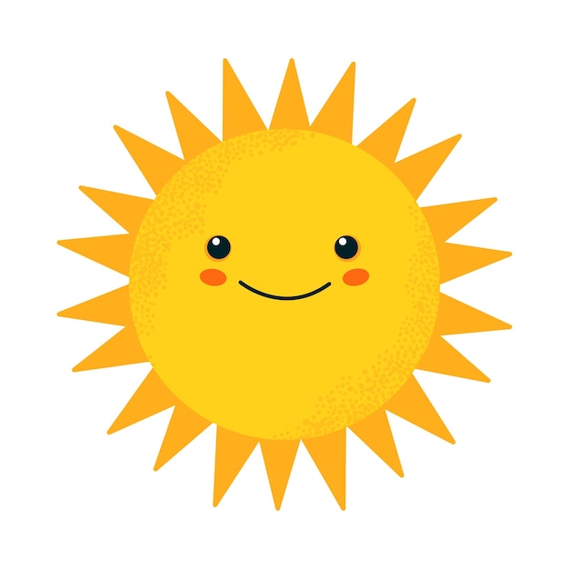 웃는 태양 행복한 텍스처 태양 얼굴 디자인 요소 인쇄 컵 티셔츠 및 스티커