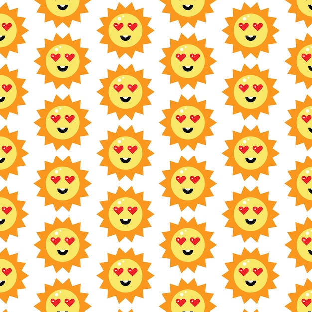 Smiling Sun Icon Background Isolated Background