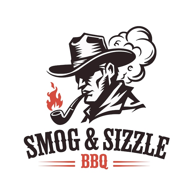 smog  sizzle bbq logo