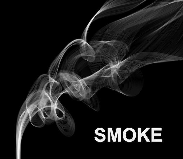 Vector smoke background.