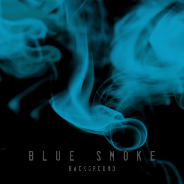 Smoke blue background