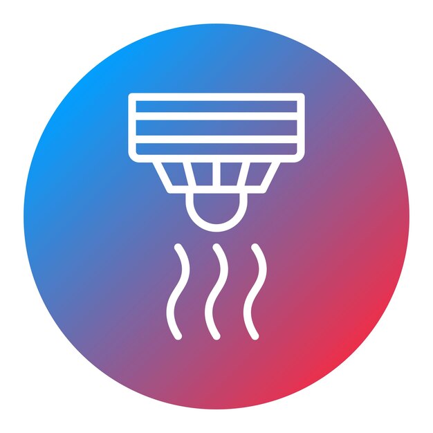smoke detector icon vector image can be used for sensors