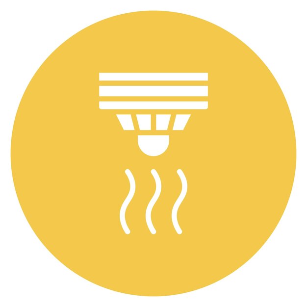 smoke detector icon vector image can be used for sensors