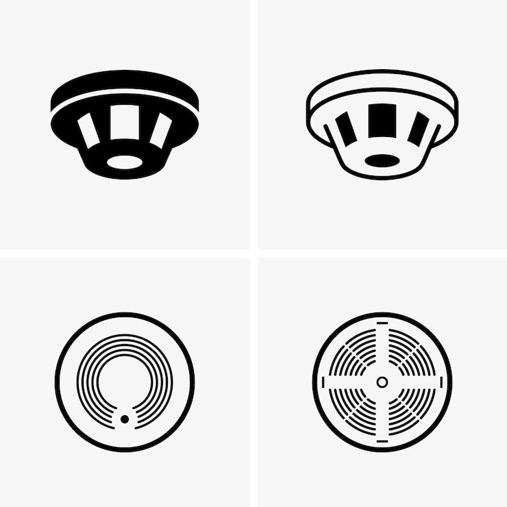 Vector smoke detectors