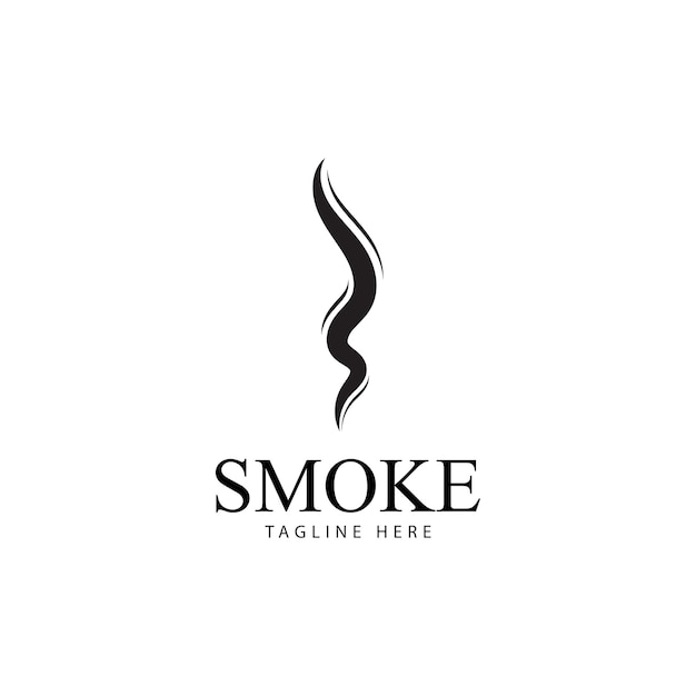 Smoke steam icon logo illustration isolated on white background aroma vaporize icons smells vector line icon  hot aroma  stink or cooking steam symbols  smelling or vapor