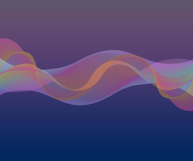 Vector smoke wave background vector