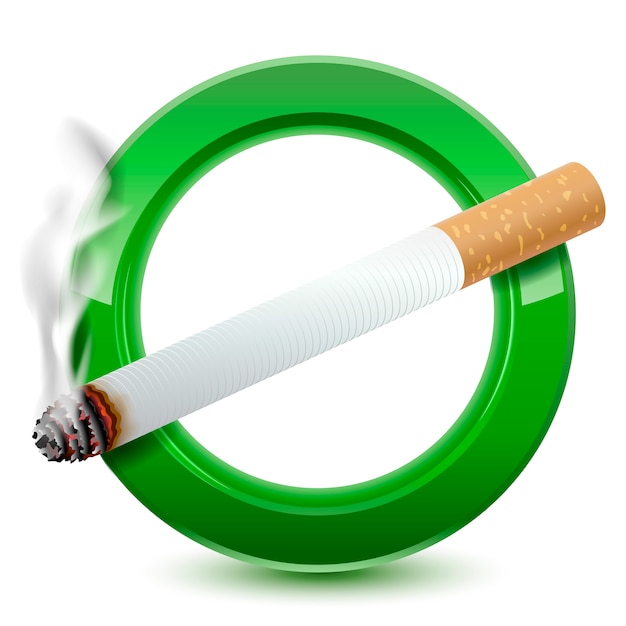 Vector smoking area sign icon