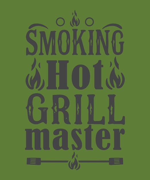 Smoking Hot BBQ Vector TShirt design