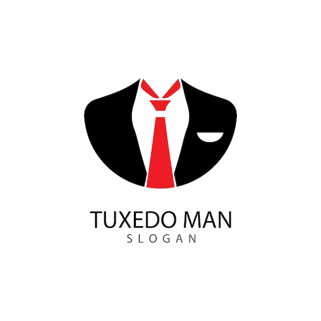 Smoking man logo vector ontwerpsjabloon