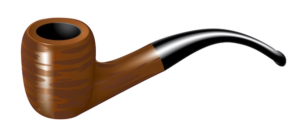 Vector smoking pipe