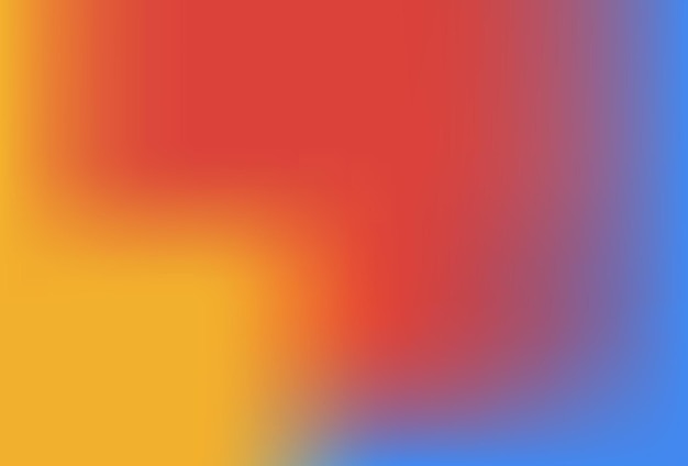 Гладкая и размытая красочная градиентная сетка фона современные яркие цвета радуги легко редактируемый мягкий цветной векторный шаблон баннера
