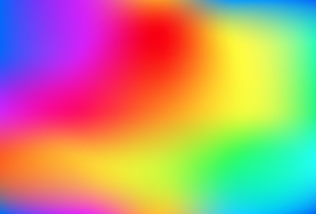 Sfondo a trama sfumata colorata liscia e sfocata moderni colori arcobaleno luminosi modello di banner vettoriale dai colori tenui facilmente modificabile