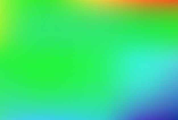 Smooth and blurry rainbow gradient mesh background