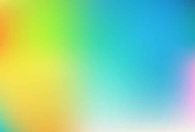 Smooth and blurry rainbow gradient mesh drawing