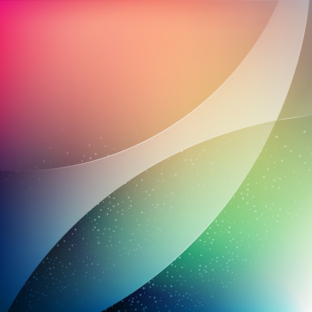 Vector smooth color transparancy wave background