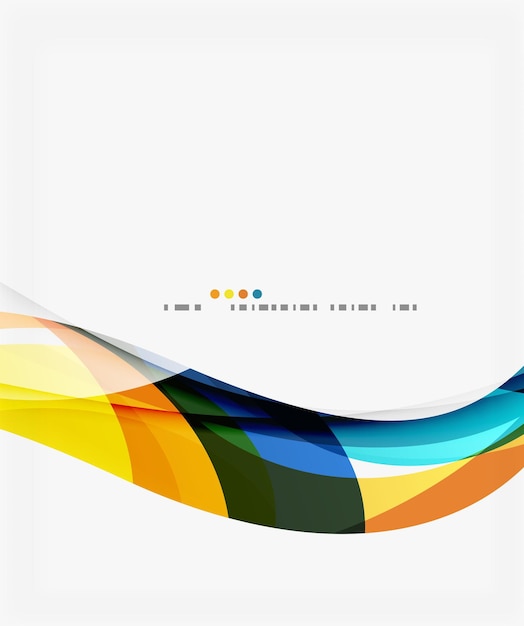 Smooth elegant wave vector background
