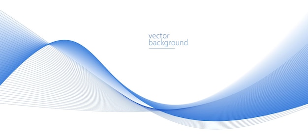 smooth flow of wavy shape with gradient vector abstract background light blue design curve line energy motion relaxing music sound or technology