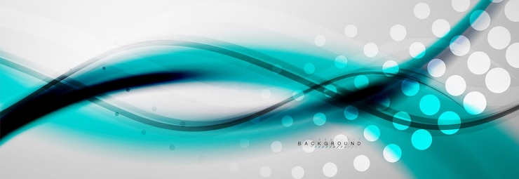 Vector smooth flowing wave motion concept background