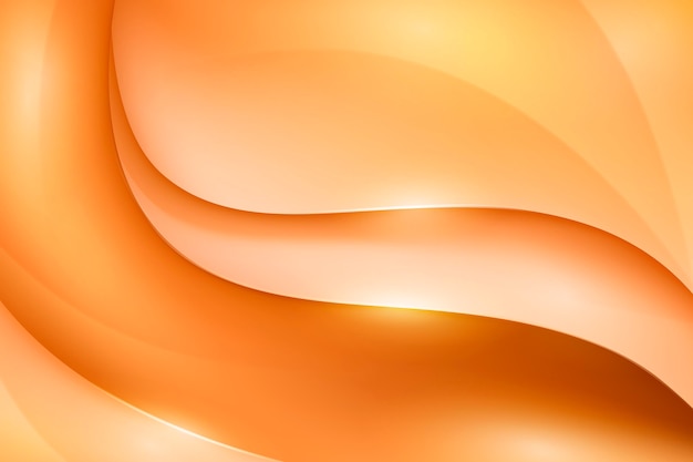 Smooth golden wave background