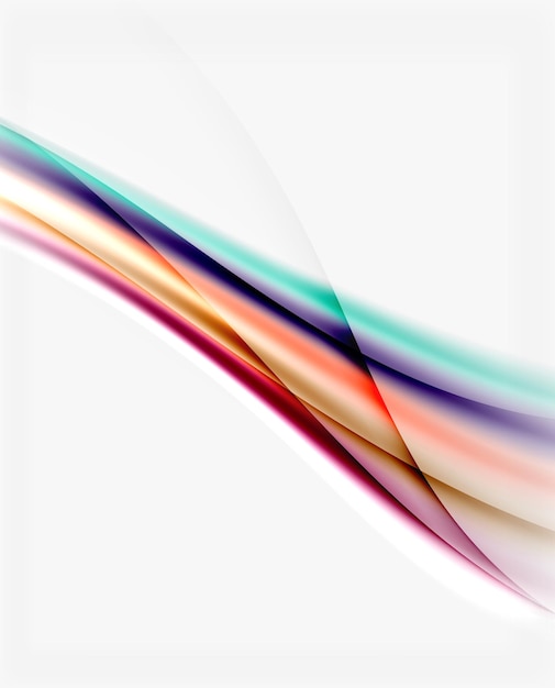 Vector smooth lines abstract background