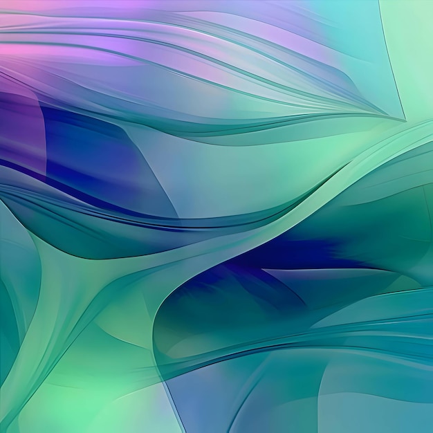 Вектор smooth lines in blue pink and green colors as abstract background wallpaper