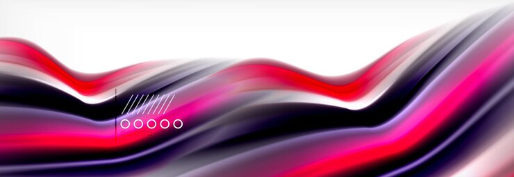 Vector smooth liquid blur wave background color flow concept illustration