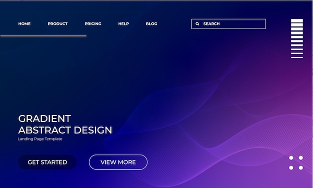 Smooth Motion Vector Gradient Wallpaper voor abstract PUI-ontwerp