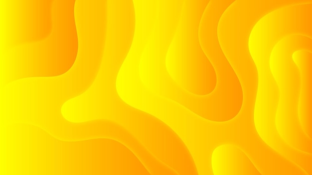 Smooth orange wave background