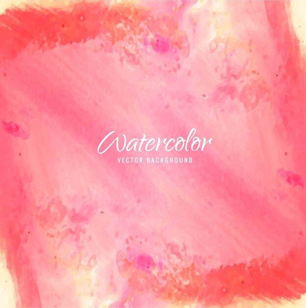Smooth red watercolor background texture