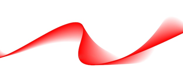 Vector smooth red wavy background vector wavy lines background