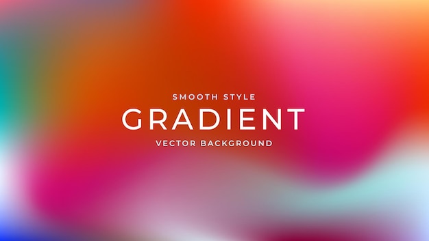 Smooth style Gradient vector background