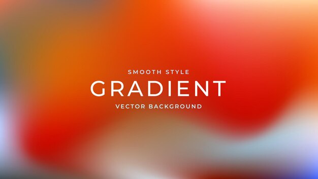 Smooth style gradient vector background