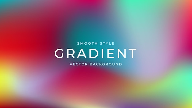 Smooth style Gradient vector background