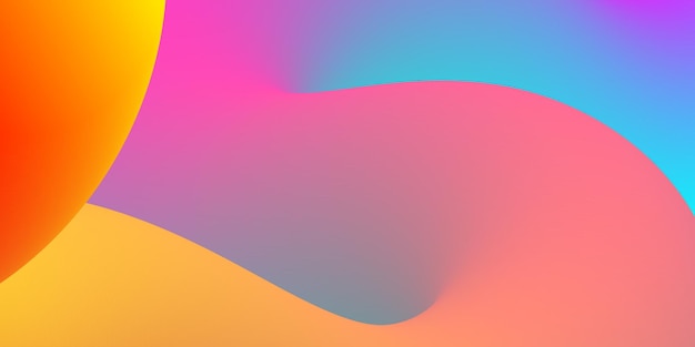 Smooth transitions of iridescent colors. colorful vector gradient background
