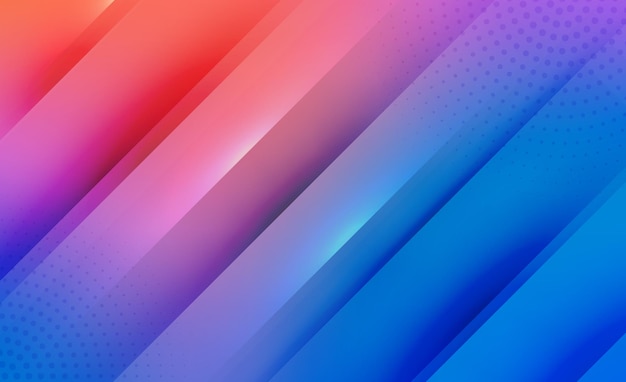 Vector smooth vector gradient wallpaper with colorful blurry effects