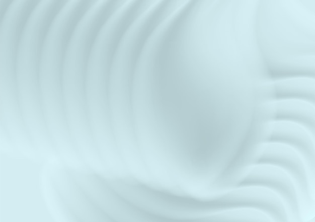 Vector smooth white wavy background