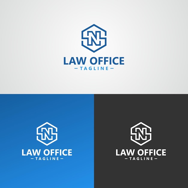 Vector sn law office. logo for your company