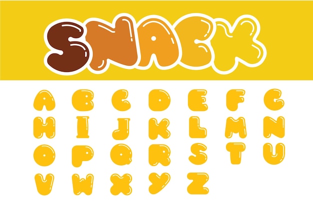 Snack Bubble Font Style