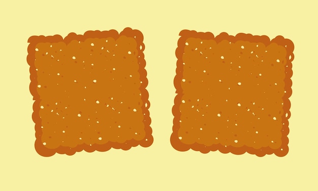 Vector snack crackers